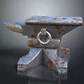 Rustic Cast Iron Anvil Heavy Duty Hardware Tool for Metalworking Projects 3d model