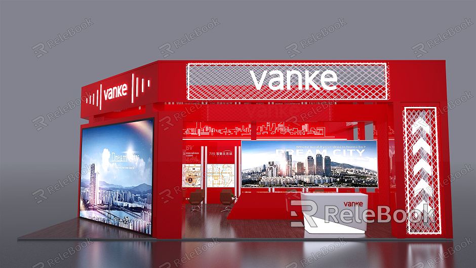 Modern Exhibition Booth model