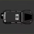 Black Luxury SUV With Sporty Design Roof Rack Sunroof And Red Alloy Wheels
