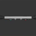 Modern Control Handle Panel With Multiple Colored Buttons And LED Indicator Lights