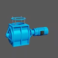 Blue Industrial Equipment With Motor And Top Opening Structure Design