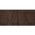 Console Cabinet With Dark Brown Wood Grain Two Marble Tops And Thin Black Metal Legs