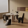 Modern table combination 3d model