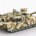 Modern M1A2 Abrams Main Battle Tank Military Armored Vehicle 3d model