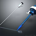 Professional Medical Probes With Metal Shaft And Blue Tip Design For Laboratory Use