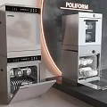 POLIFORM Modern Stainless Steel Built in Kitchen Appliances with Dish Storage