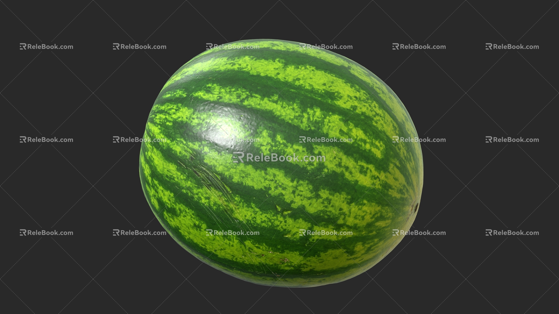 Watermelon Cartoon Watermelon Fruit 3d model