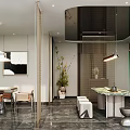 Elegant New Chinese Style Hotel Chess And Card Room With Luxury Comfortable Spacious Interior Design