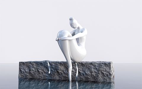 modern city sculpture art sculpture abstract sculpture art sketch shaped sculpture outdoor sculpture 3d model