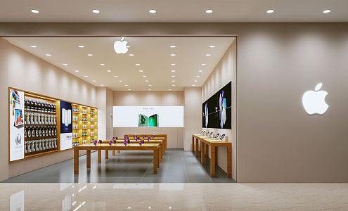 Modern Mobile Phone Store Apple Mobile Phone Store 3d model