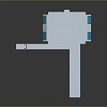 Sci-fi Corridor Sci-fi Capsule Space Capsule Hibernation Cabin Freezing Cabin Rest Cabin Rest Capsule 3d model