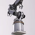 Industrial Robotic Arm With Precision Gripper And Joints 3d model