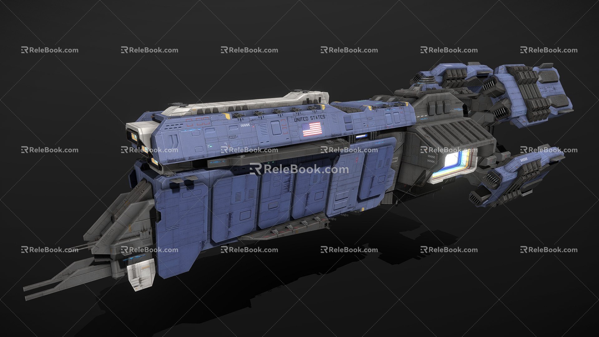 Freedom-class dreadnought 3d model