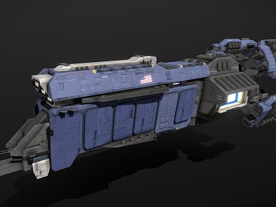 Freedom-class dreadnought 3d model