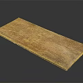 Natural Wooden Plank Supporting Plant Growth For Indoor Greenery Decoration