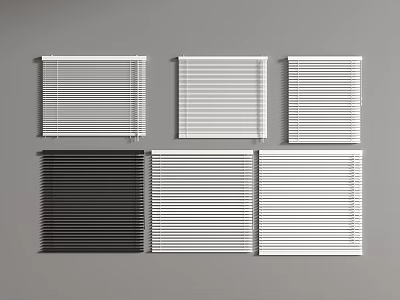 Modern venetian blinds 3d model