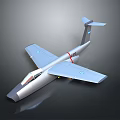 Futuristic Silver Aerospace Drone With Streamlined Body Wing Markings For Space Missions