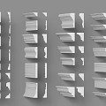 Gypsum line angle 3d model