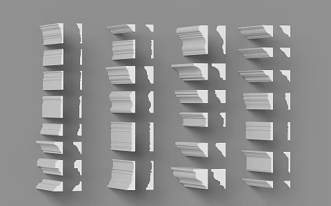 Gypsum line angle 3d model