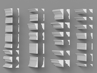 Gypsum line angle 3d model