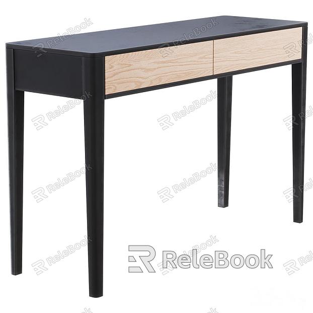 console ellipse fjord dressing table model