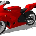 Cool motorcycle combination motorcycle motor vehicle 3d model