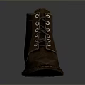 Brown Leather Lace Up Boots Classic Style For Everyday Wear Design