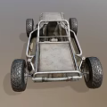 Rugged Off Road Buggy With Tubular Frame Large Tires And Open Cockpit