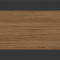 Light Colored Wooden Rectangular Table With Black And Wooden Legs On Reflective Dark Background 3d model