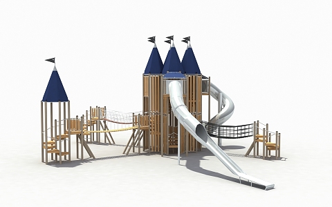 Modern Amusement Equipment 3d model