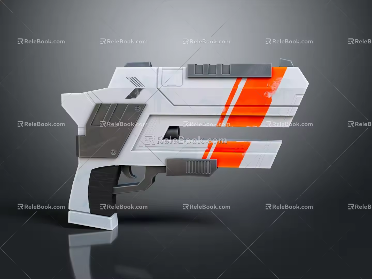 Modern Pistol Sci-Firearms Sci-Fi Game Gun Games Firearms Game Gun 3d model