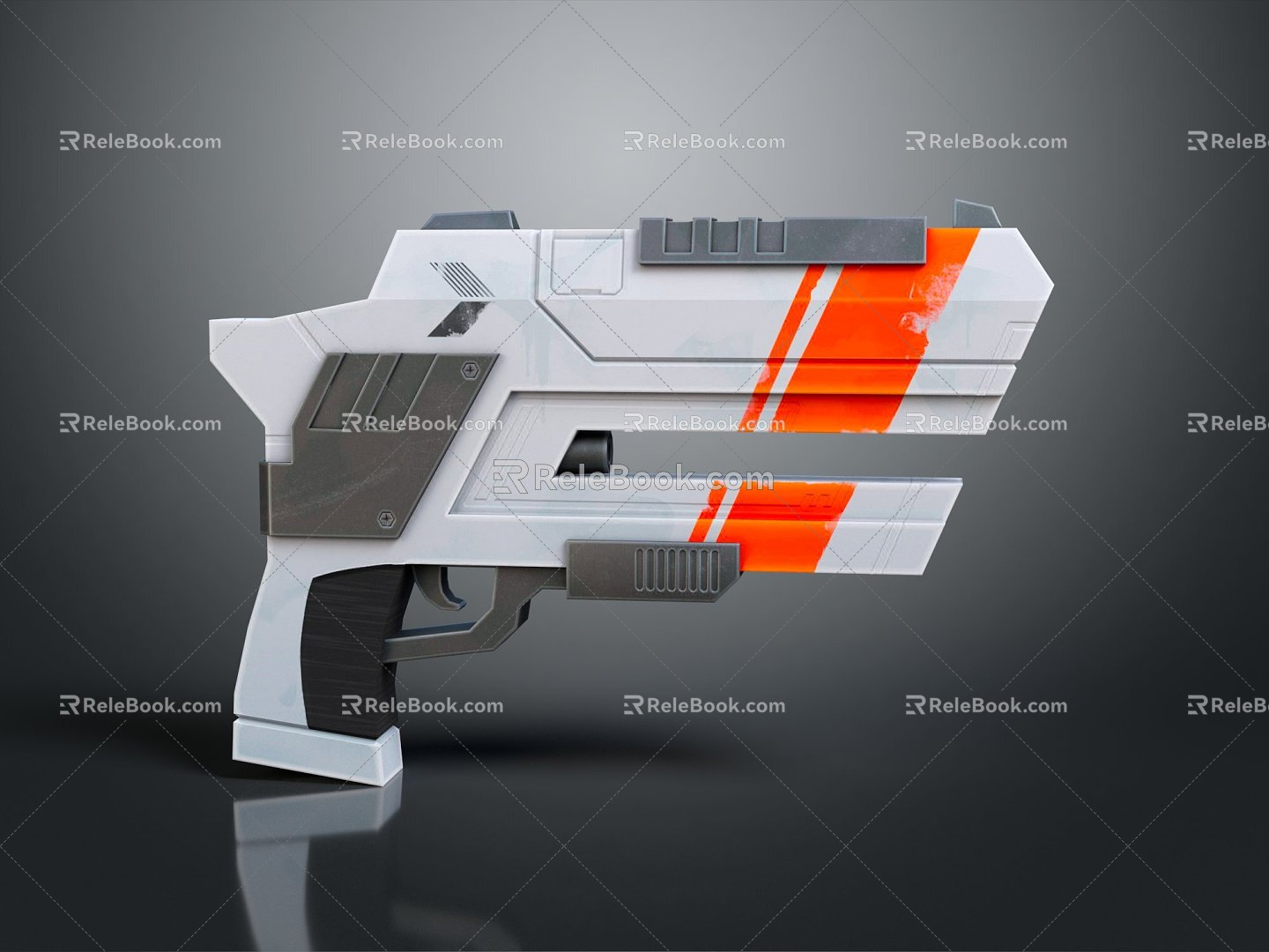 Modern Pistol Sci-Fi Firearms Sci-Fi Game Gun Games Firearms Game Gun 3d model