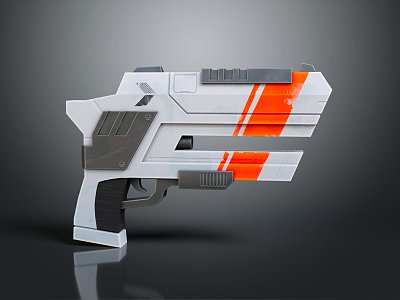 Modern Pistol Sci-Firearms Sci-Fi Game Gun Games Firearms Game Gun 3d model