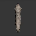 Realistic Lynx Figure With Spotted Fur And Pointed Ears Standing On Dark Surface