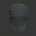 Chi chrysanthemum ancient fossil stone chrysanthemum fossil mollusk 3d model