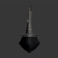 Military Submarine Vessel With Conning Tower And Metallic Hull Design