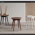 Nordic Stool 3d model
