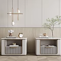 Modern bedside table 3d model