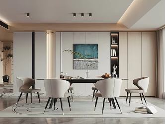 Modern Restaurant 3d model
