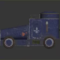 Turret Turntable Railgun Sci-fi Tower Defense Game Tower Defense Sci-fi Turret Game Turret Game Battery 3d model