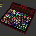 Modern Calculator Electronic Calculator Casio Calculator 3d model