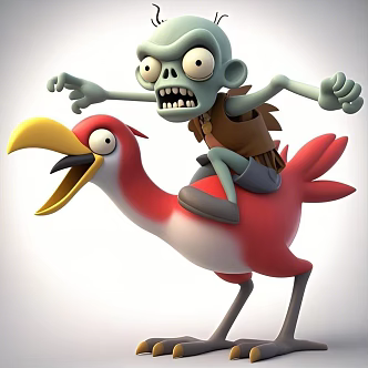 Plants vs Zombies 3d model