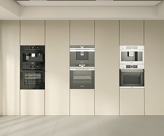 Dishwasher Built-in Oven Microwave Combination Steaming and Roasting Integrated Dishwasher Kitchen Cabinet 3d model