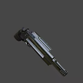 caliber revolver 3d model