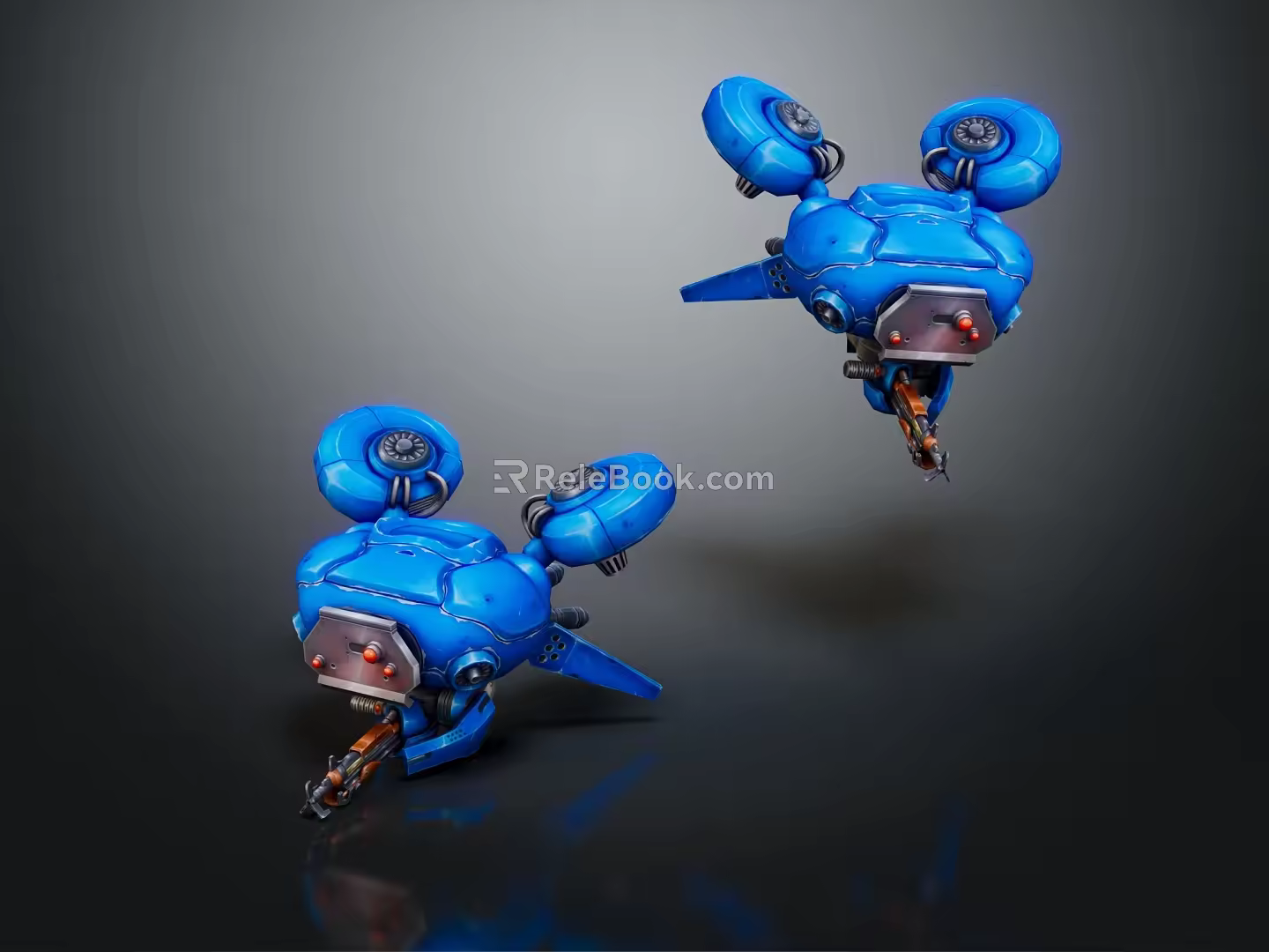 Modern Robot Toys 3d model