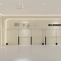 Elegant Light Luxury Clothing Store Interior With Sleek Display Racks And Round Mirrors