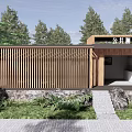modern public toilets 3d model