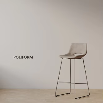 Modern Bar Chair 3d model
