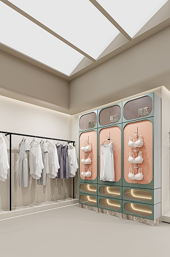 lingerie shop 3d model