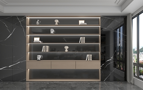 Modern Storage Cabinet Rack 3d model